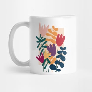 Abstract Flower Market Illustration 6 Mug